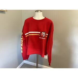 San Francisco 49ers - cropped crew neck sweater - Women's - red